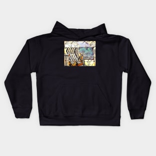 The beach chair Kids Hoodie